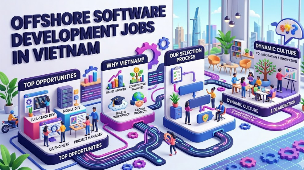 Offshore software development jobs in Vietnam