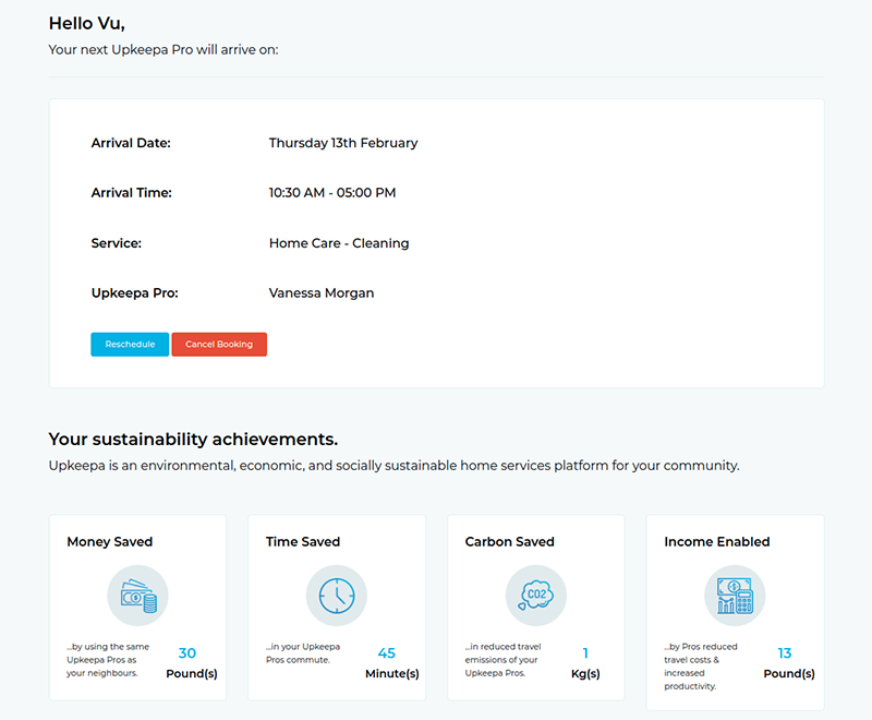 User Dashboard