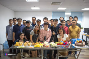 Birthday Party Q1, 2021 for Manifera Team